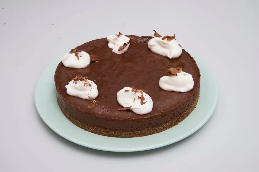 μους κέικ χωρίς ψήσιμο αποτέλεσμα