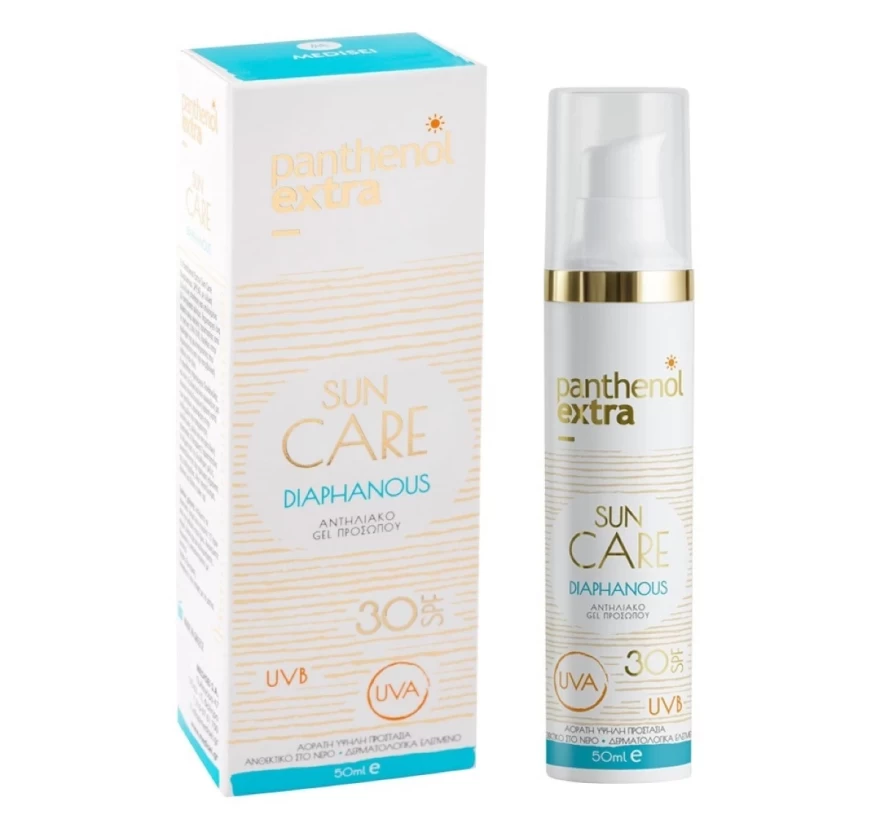 αντηλιακό προσώπου panthenol extra