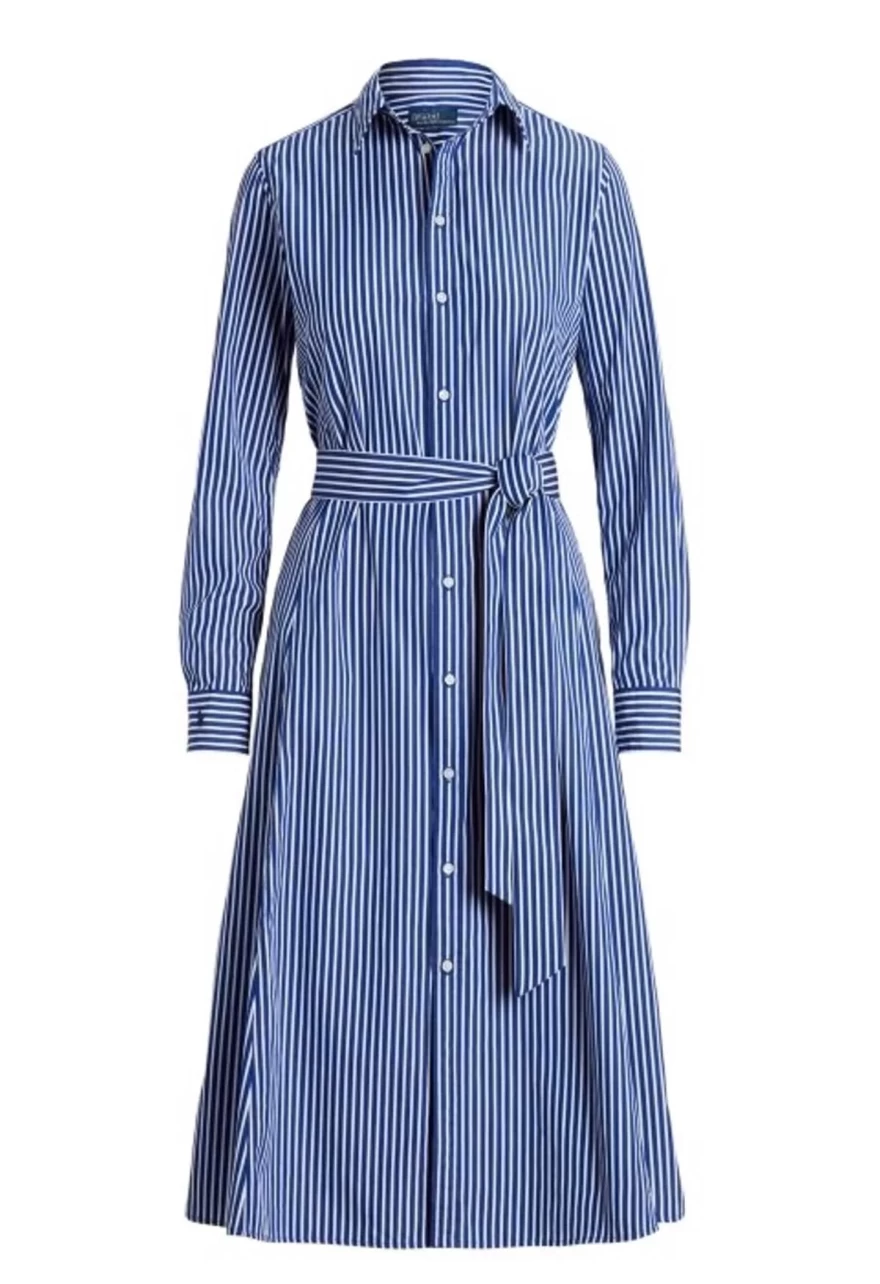 ριγέ φόρεμα