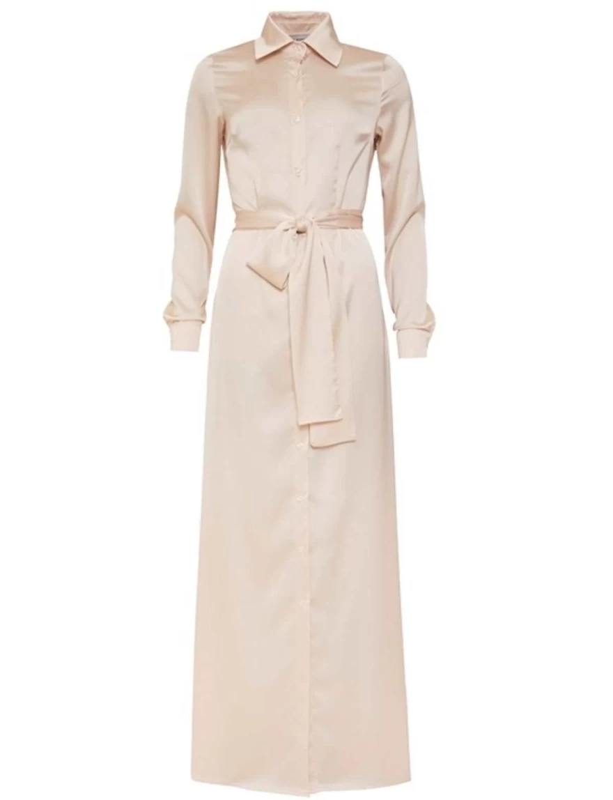 σατέν φόρεμα