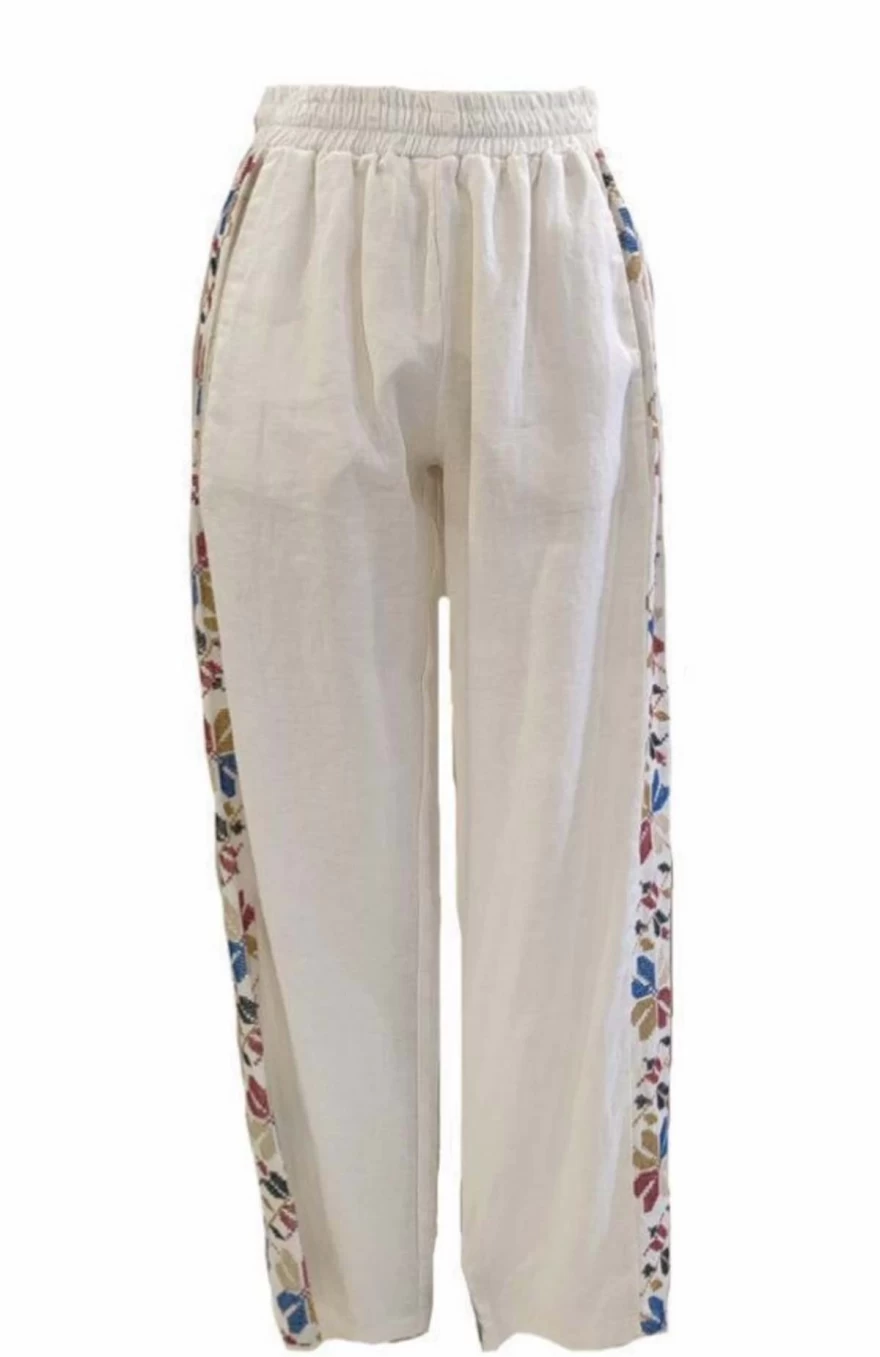 λινό παντελόνι