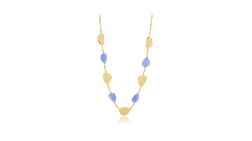 χρυσαφί κολιέ