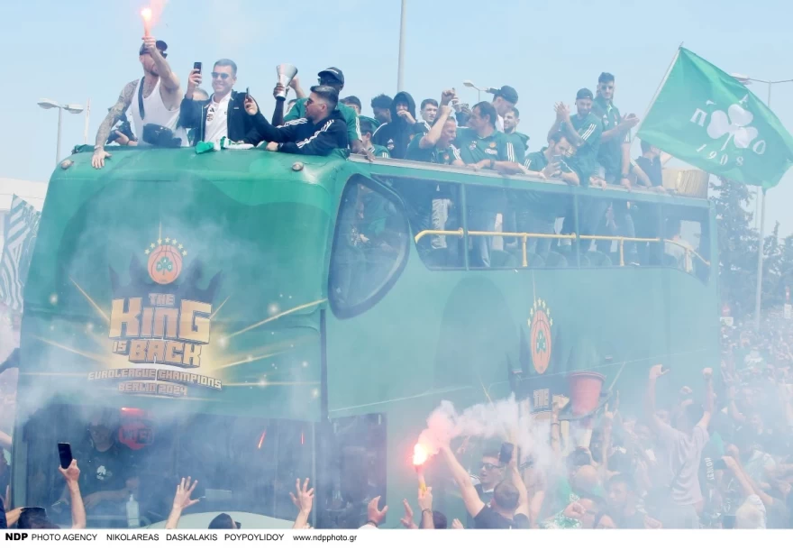 Άφιξη Παναθηναϊκού στην Ελλάδα