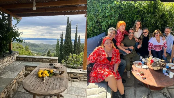 Βασίλης Χαραλαμπόπουλος: Χαμός στο πέτρινο εξοχικό του στο Πήλιο - Έκανε Πάσχα εκεί, η μισή ελληνική showbiz