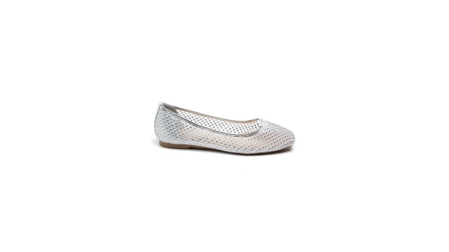 silver mesh shoes