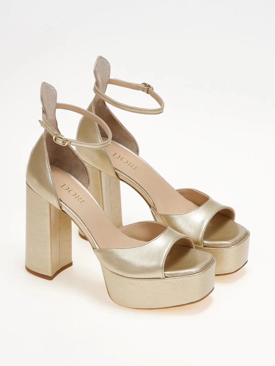 πέδιλα χρυσαφί dore shoes