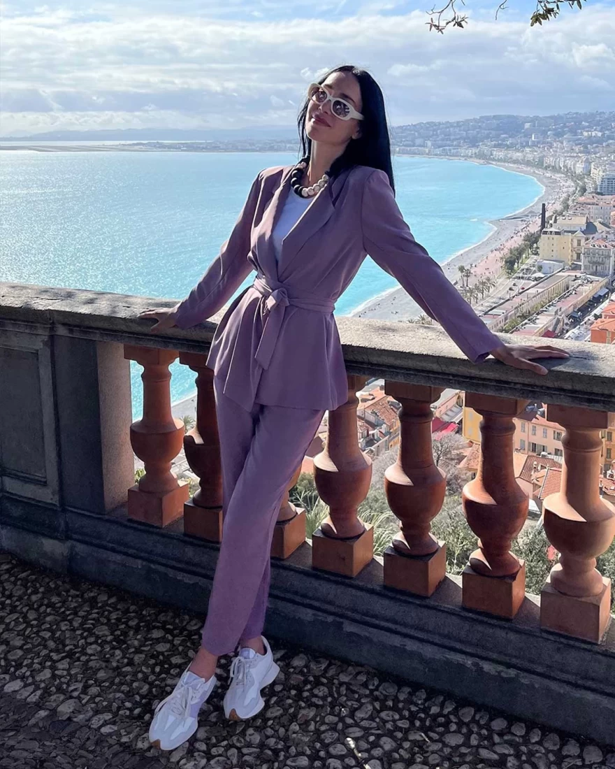 ασπρόμαυρο κολιέ Emmanuela Eleutheriadou