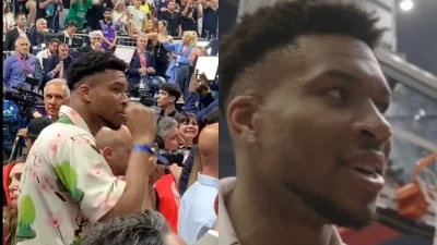 Γιάννης Αντετοκούνμπο: Σκούπιζε τα δάκρυα της συγκίνησης για τον αδερφό του, Κώστα - Πανηγύριζε μαζί του μετά τη νίκη του Παναθηναϊκού