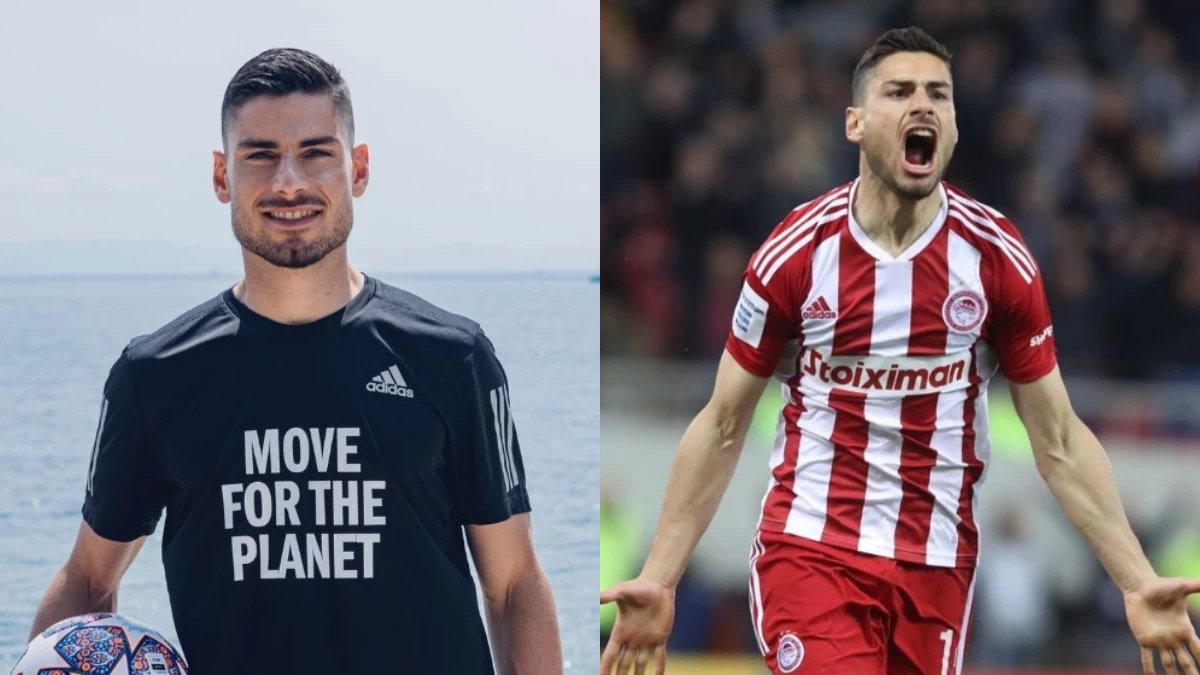 Γιώργος Μασούρας: Είναι ένα χρόνο παντρεμένοι - Αυτή είναι η κούκλα σύζυγος του παίκτη του Ολυμπιακού