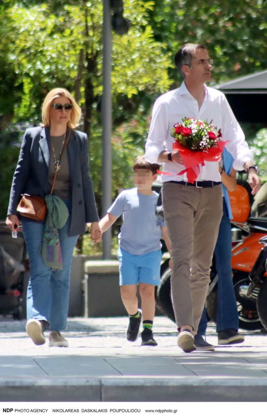 Σία Κοσιώνη Κώστας Μπακογιάννης με Δήμο