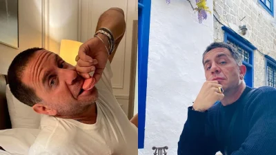 Γιώργος Μαζωνάκης: Πετρόχτιστο με τεράστια βεράντα που έχει θέα το φαράγγι και τη θάλασσα - Το εξοχικό του σε μικρό χωριό της Κρήτης