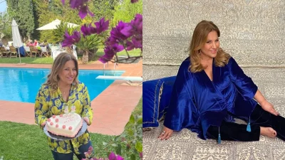 Δέσποινα Μοιραράκη: Με χαλιά στρωμένα μέχρι και στο γρασίδι, πισίνα και εσωτερική μαρμάρινη σκάλα - Φωτογραφίες από το σπίτι της στη Γλυφάδα