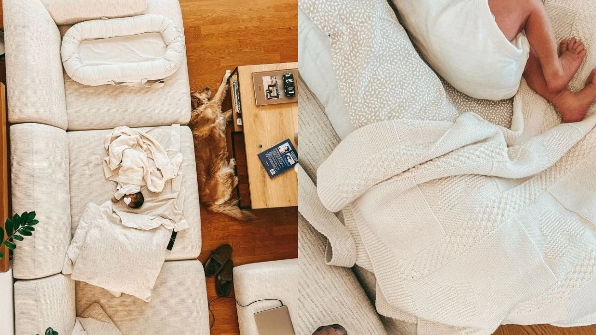 Γέννησε και το ανακοίνωσε με φωτογραφίες μέσα από το σπίτι της - «Νιώθω τόσο τυχερή και απόλυτα ευγνώμων»