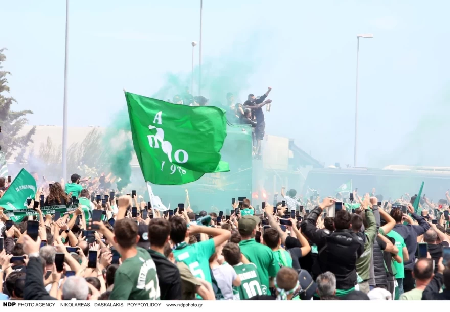 Άφιξη Παναθηναϊκού στην Ελλάδα
