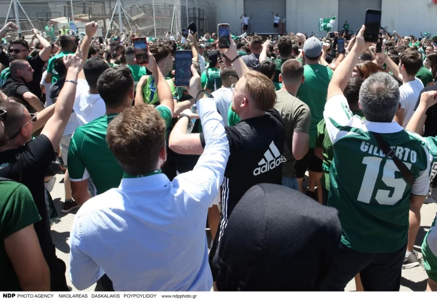 Άφιξη Παναθηναϊκού στην Ελλάδα