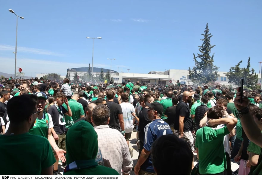 Άφιξη Παναθηναϊκού στην Ελλάδα