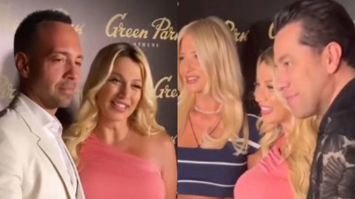 Κωνσταντίνα Σπυροπούλου: Με εντυπωσιακό κολλητό ροζ φόρεμα λίγο πριν γεννήσει - Η βραδινή έξοδος στο πλευρό του συζύγου της, Βασίλη Σταθοκωστόπουλου