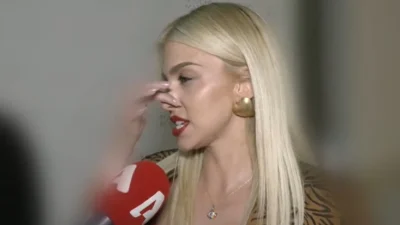 Βάλια Χατζηθεοδώρου: «Φιλάκια!» - Έκανε μεταβολή και αποχώρησε σε ερώτηση δημοσιογράφου για τον Νίκο Παππά