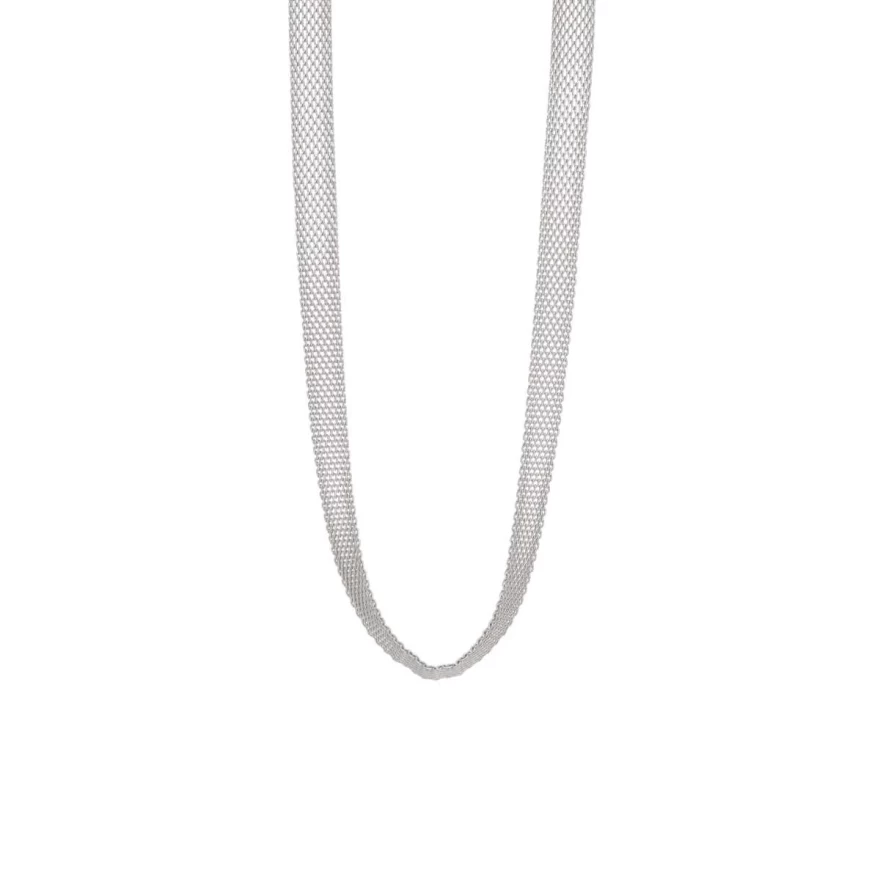 ασημί κολιέ  visetti.com