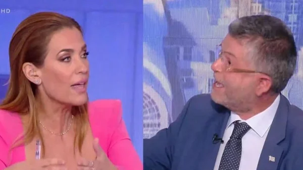 Εύα Αντωνοπούλου: «Όλοι βλέπουν πώς συμπεριφέρεστε!» - Ξέσπασε εναντίον της ο Παύλος Σαράκης στον αέρα του OPEN