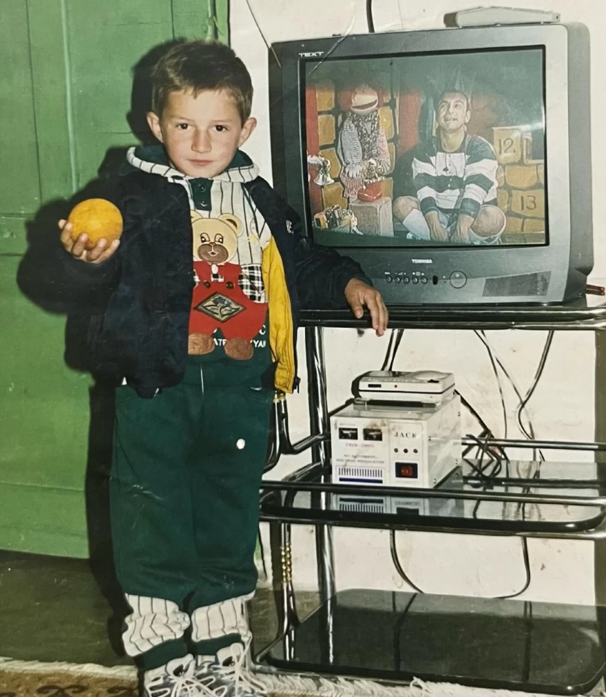 O Ντάνιελ Νούρκα σε μικρή ηλικία