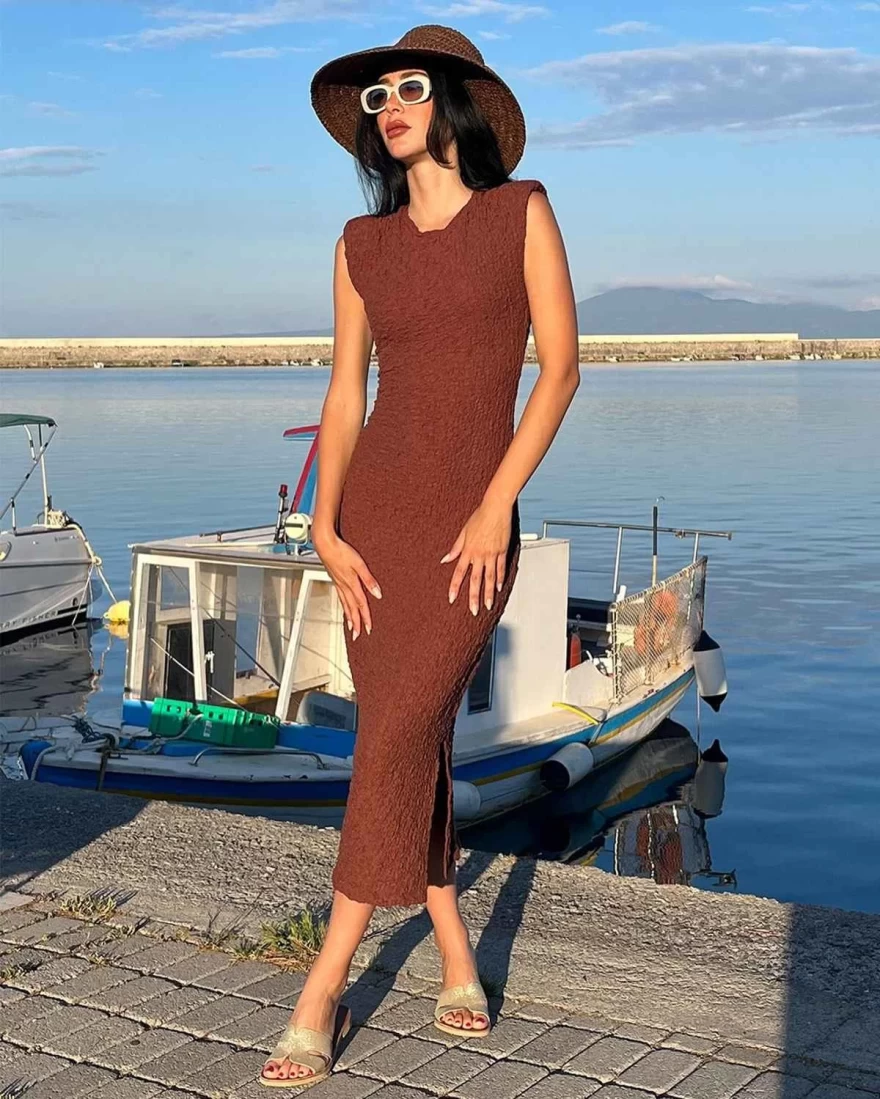 φόρεμα στενό μάξι marksandspencer.com