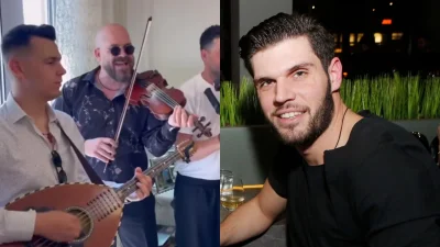 Κωνσταντίνος Δρούλιας: Παντρεύτηκε και βάφτισε την κόρη του - Γλέντι με βιολιά στο σπίτι του πριν το μυστήριο
