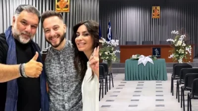 Σπύρος Στεφανουδάκης: Παντρεύτηκε στο Δημαρχείο Αμαρουσίου τον σύντροφό του, Γιάννη - Καλεσμένοι Γρηγόρης Αρναούτογλου και Νάνσυ Αντωνίου