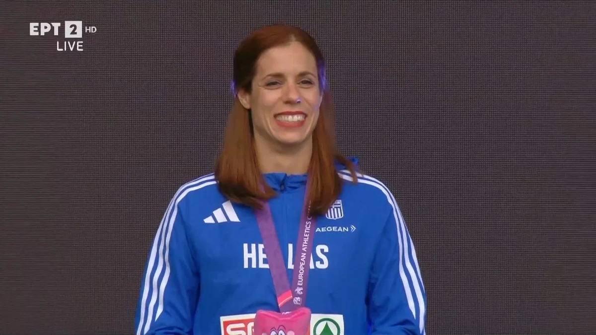 Κατερίνα Στεφανίδη – Στην κορυφή της Ευρώπης: Τα δάκρυα μετά την απονομή του ασημένιου μεταλλίου