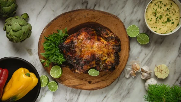 Κοτόπουλο στον φούρνο με λεμόνι και λαχανικά - Το μυστικό για να μην σου μαυρίσει η πέτσα μέχρι να ψηθεί και εσωτερικά