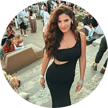 Χριστίνα Μπόμπα στην Μύκωνο