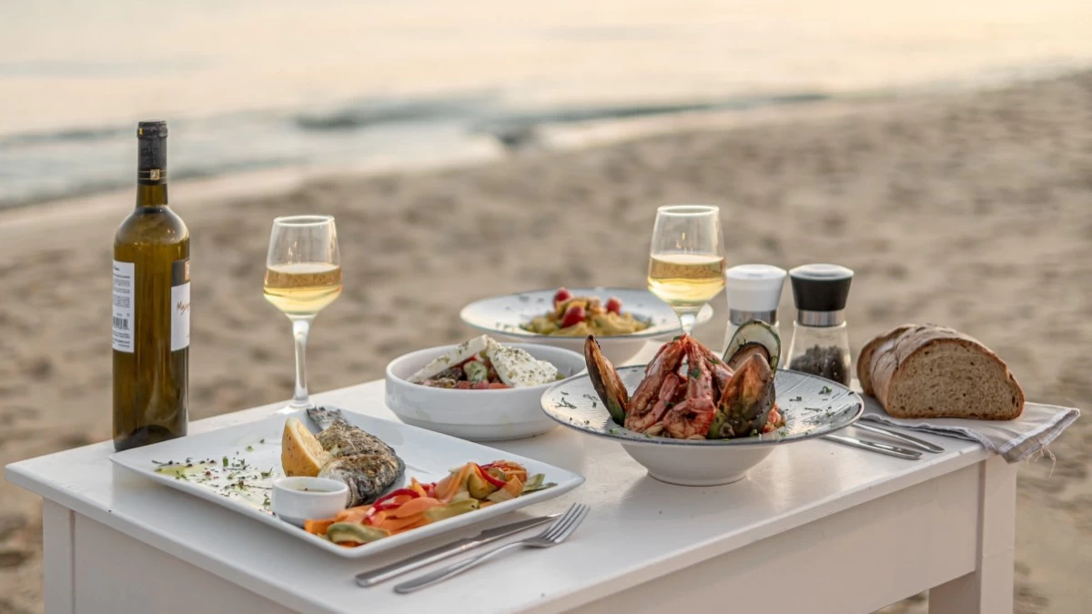 Nikos & Maria: Μαγευτικό δείπνο δίπλα στη θάλασσα