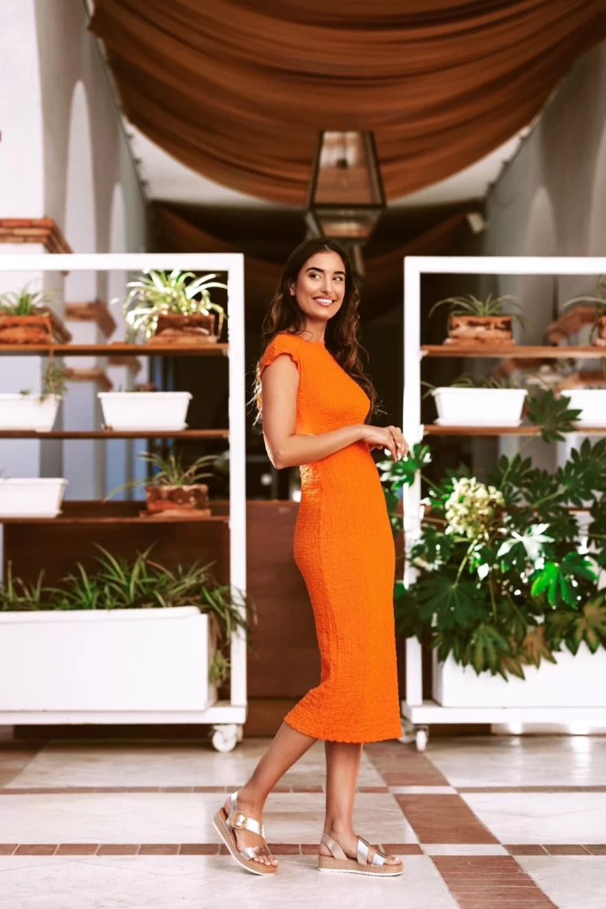 ασημί μεταλιζέ σανδάλι