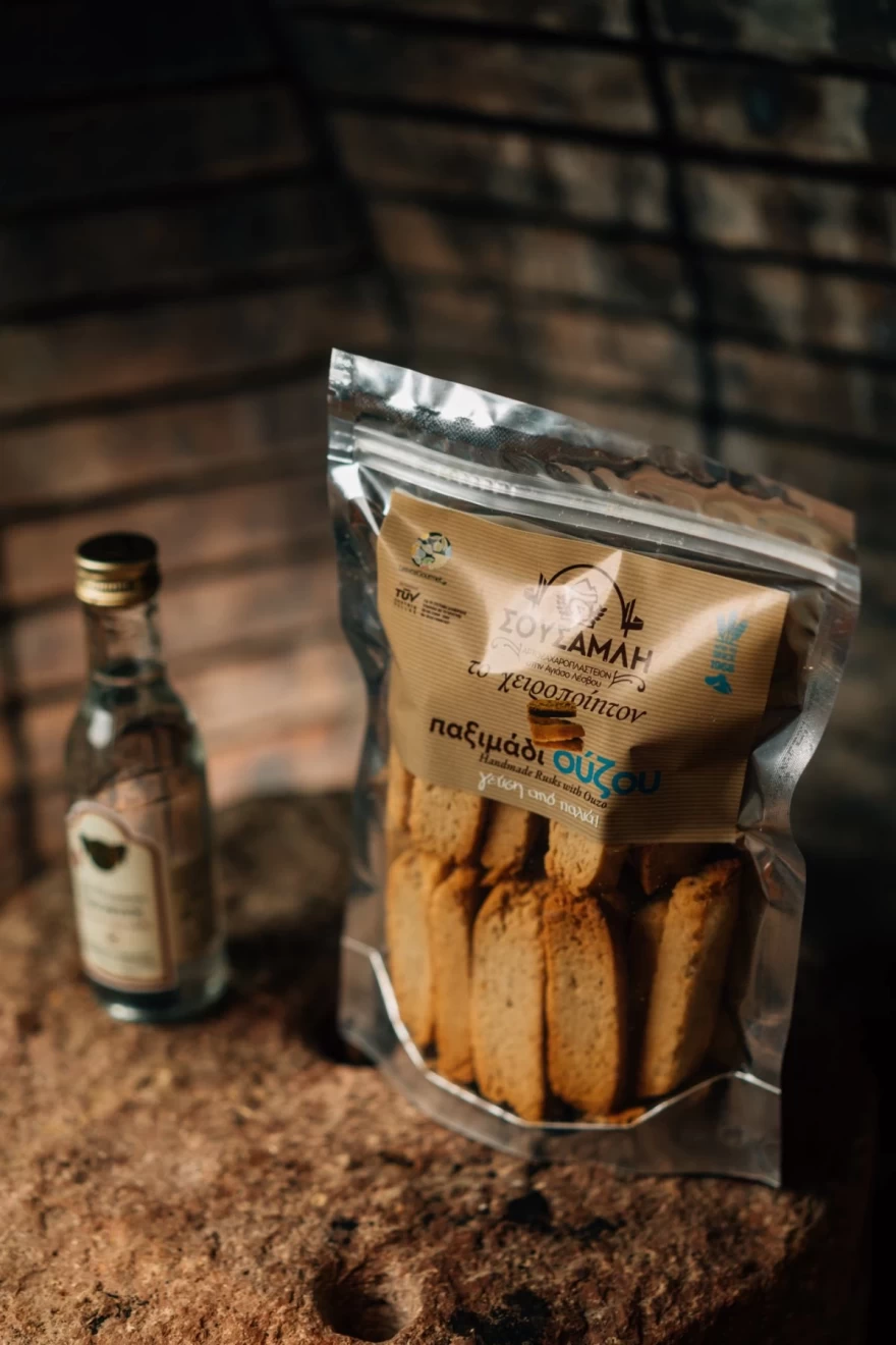 παξιμάδια ούζου Σουσαμλής
