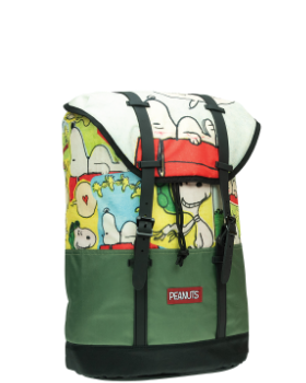 Backpack Peanuts Comic από Back Me Up. Αποκλειστική διάθεση Γιοβάς Α.Ε. σε όλα τα καταστήματα και βιβλιοπωλεία