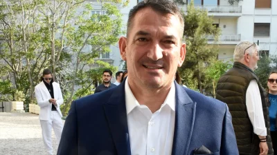 Ο Πύρρος Δήμας σε δημόσια εμφάνιση