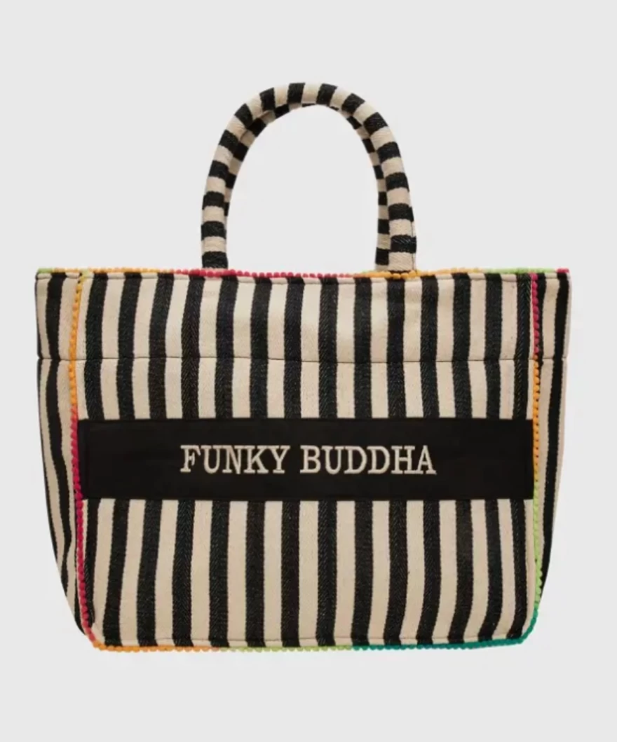 τσάντα ριγέ