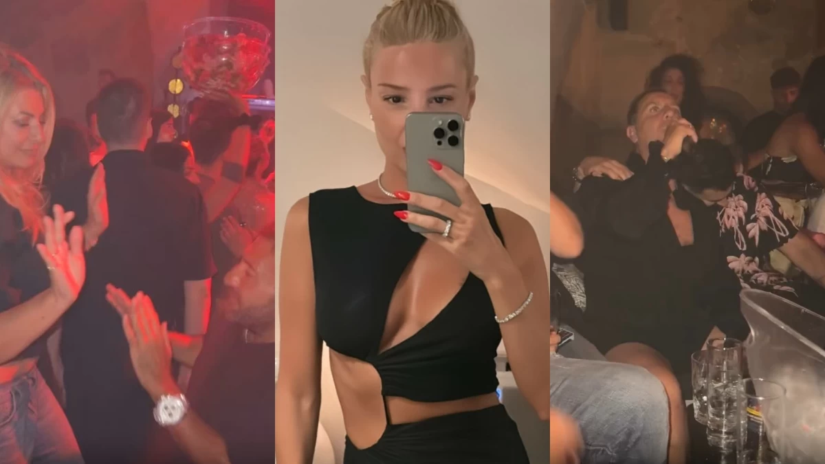 Φαίη Σκορδά: Τα "έσπασε" με τον Γιώργο Μαζωνάκη μέχρι τα ξημερώματα - Τα νυχτοπερπατήματα στη Μύκονο με στενό φόρεμα