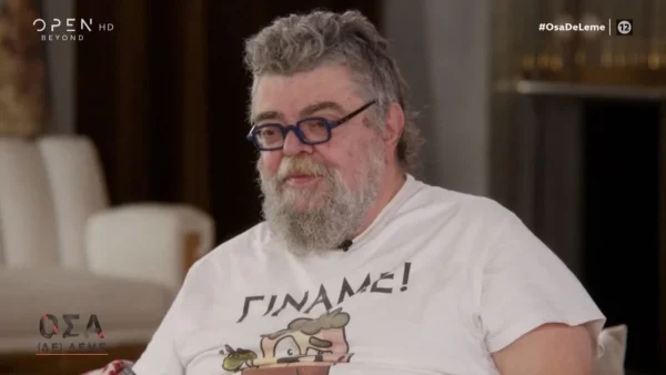 Σταμάτης Κραουνάκης: «Παρά το βάρος μου, η σχέση με το σώμα μου είναι εξαιρετική! Το κάνω όσο μπορώ...»