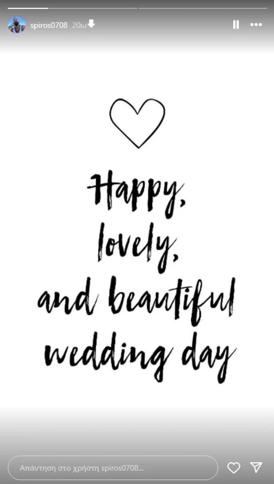 Σπύρος Στεφανουδάκης γάμος