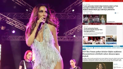 Δέσποινα Βανδή – «Σκάνδαλο και αλαζονεία»: Πώς σχολίασαν τα τουρκικά ΜΜΕ την ακύρωση της συναυλίας της