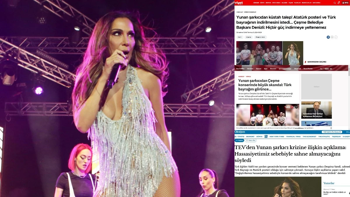 Δέσποινα Βανδή – «Σκάνδαλο και αλαζονεία»: Πώς σχολίασαν τα τουρκικά ΜΜΕ την ακύρωση της συναυλίας της