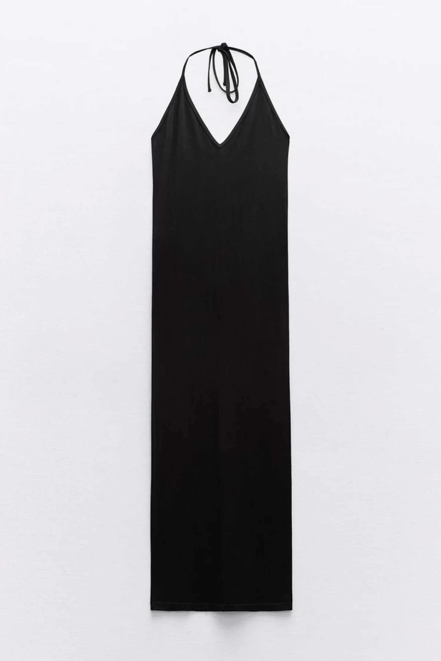 halter dress zara
