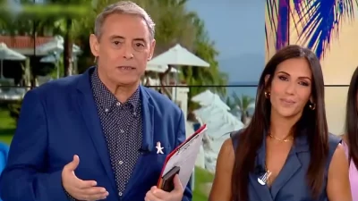 Κοινωνία ώρα Mega: Αποχαιρέτησαν τους τηλεθεατές Ιορδάνης Χασαπόπουλος και Ανθή Βούλγαρη