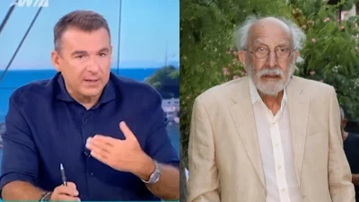 Γιώργος Λιάγκας για τη συνοδό του Αλέξανδρου Λυκουρέζου: «Γιατί ένας άνθρωπος 90 χρονών να μην έχει σύντροφο; Πρέπει ο άλλος να είναι μαγκούφης;»