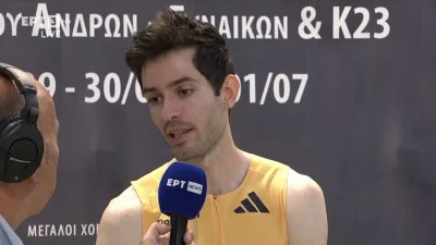"Χρυσός" ξανά ο Μίλτος Τεντόγλου - «Δεν είχα στόχο να πηδήξω μακριά σήμερα»