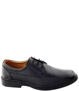 Μαύρα δετά μοκασίνια Pace Comfort