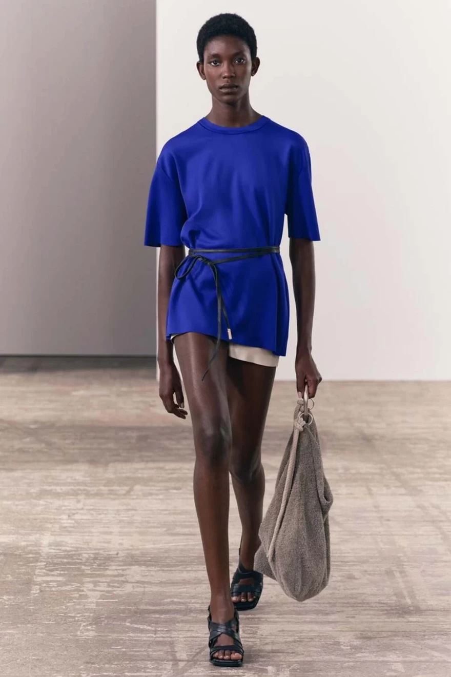 μπλούζα φαρδιά zara