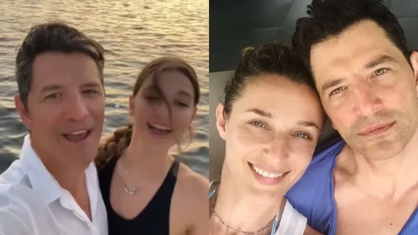 Στιγμές ευτυχίας για τον Σάκη Ρουβά - Οι βουτιές από το σκάφος τεραστίων διαστάσεων αγκαλιά με την κόρη και τον γιο του