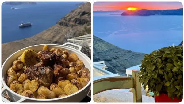 Santorinia Tavern: Αυθεντική ελληνική κουζίνα στην καρδιά της Σαντορίνης